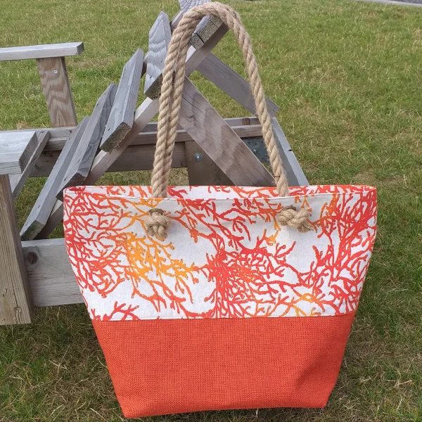 Etui à lunettes corail orange