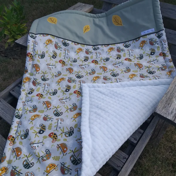Couverture bébé caméléon