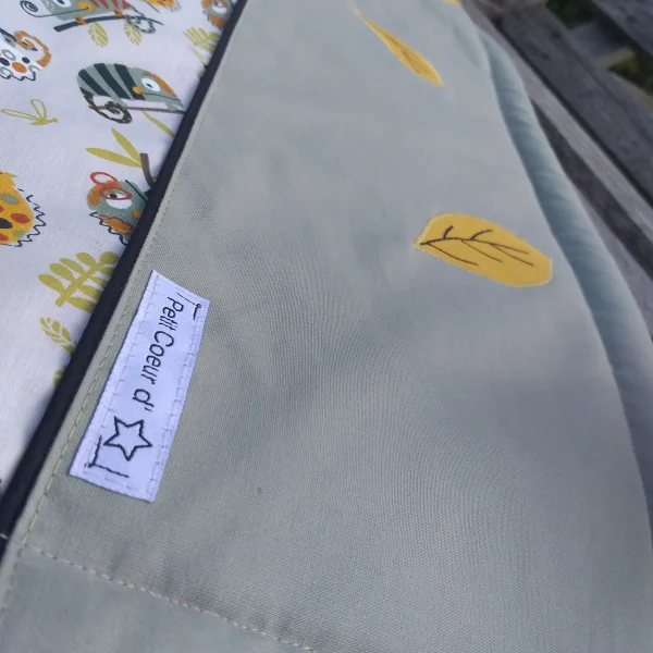 Couverture bébé caméléon