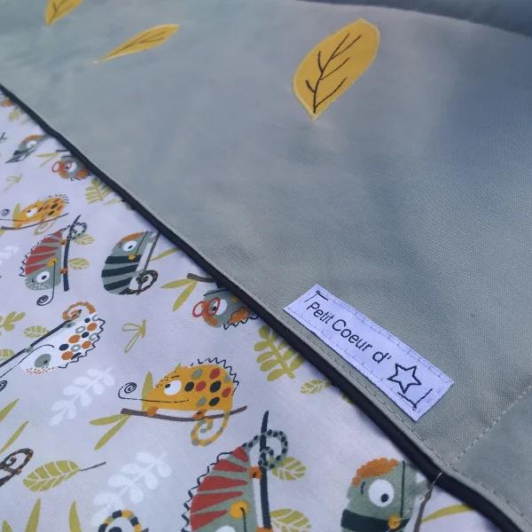 Couverture bébé caméléon
