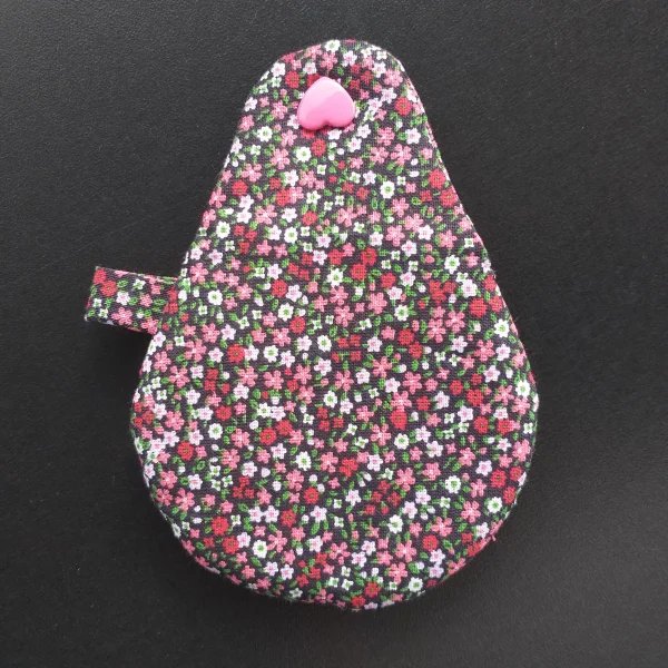 porte monnaie fleurs roses