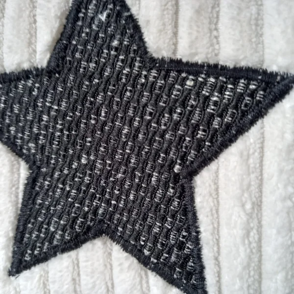 Trousse velour beige étoile