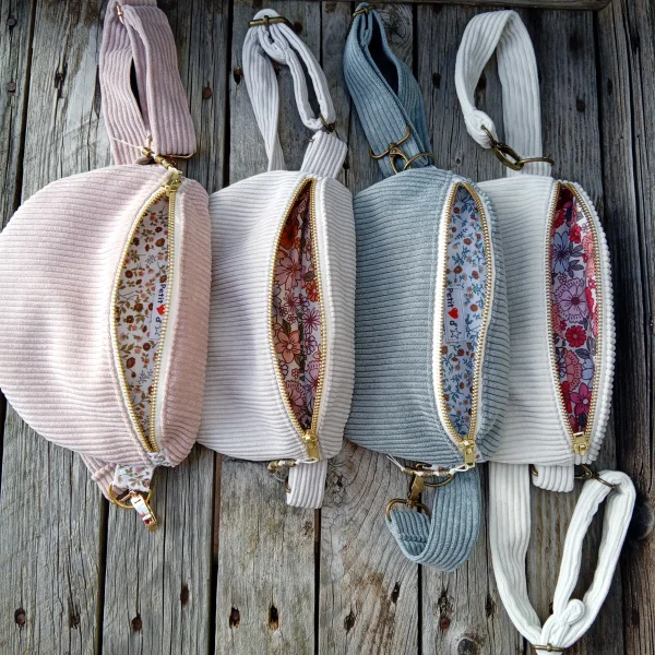 Banane velour sable blanc