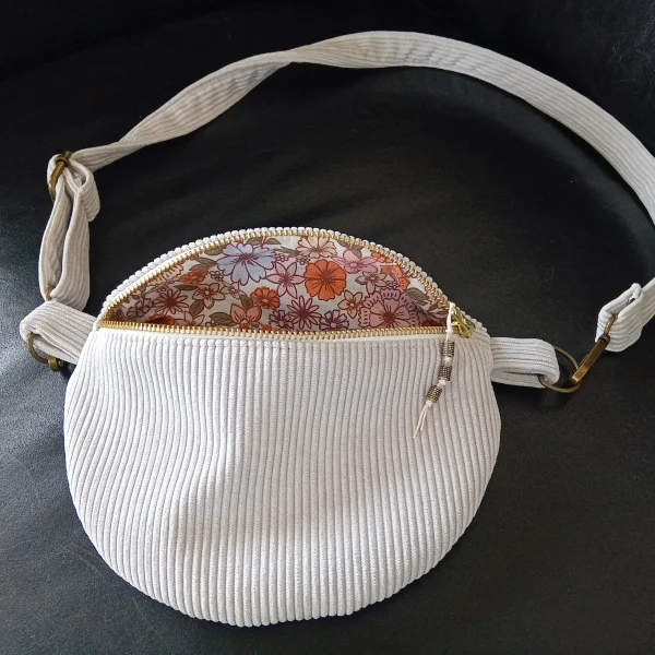 Banane velour sable blanc