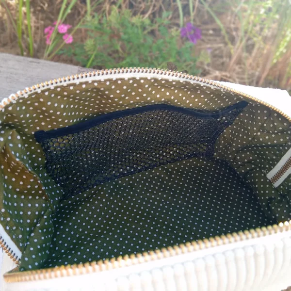 Trousse velour sable