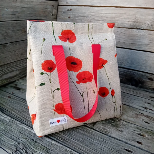 Lunch box coquelicots