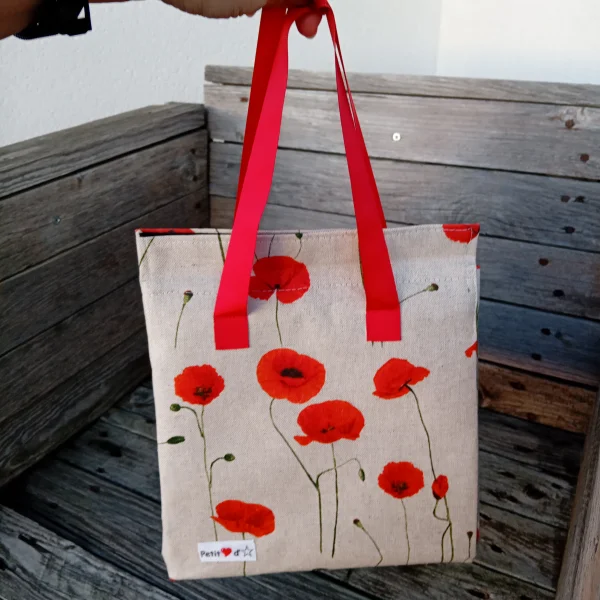 Lunch box coquelicots