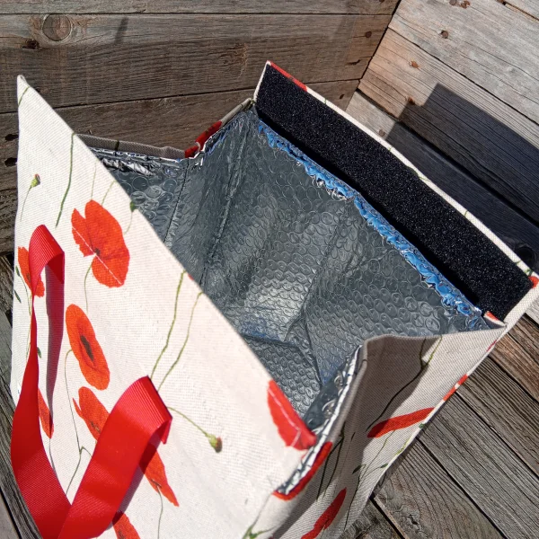 Lunch box coquelicots