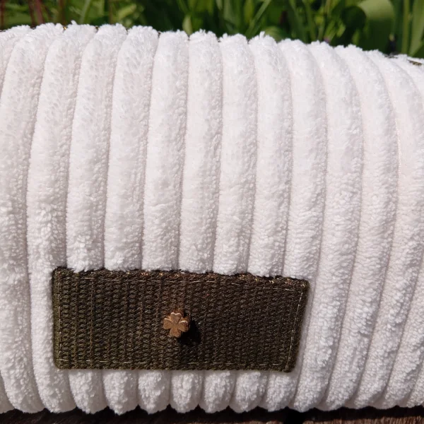 Trousse de toilette velour beige