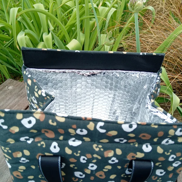 Lunch box léopard vert