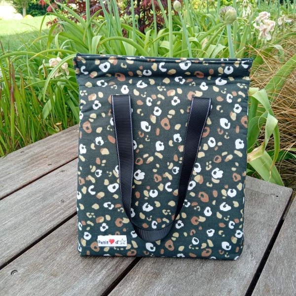 Lunch box léopard vert