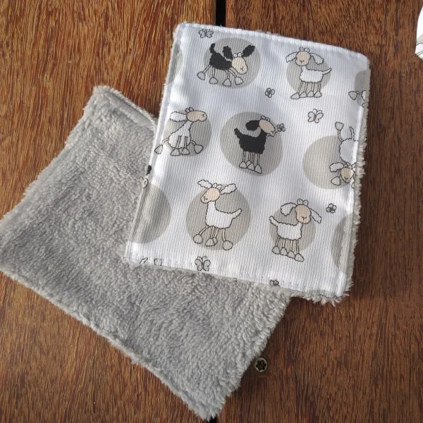 Lingettes bébé mouton