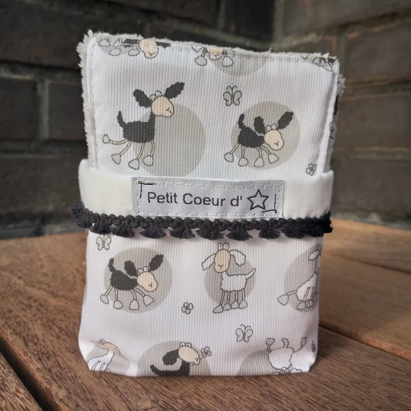 Lingettes bébé mouton