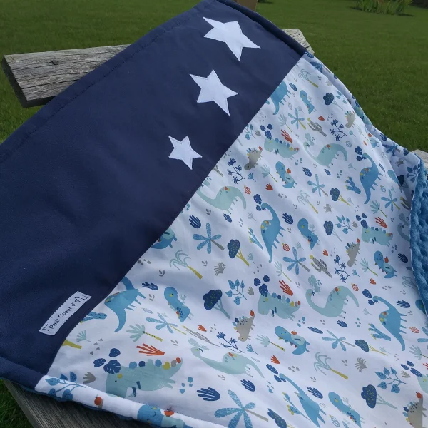 Couverture dino rigolos