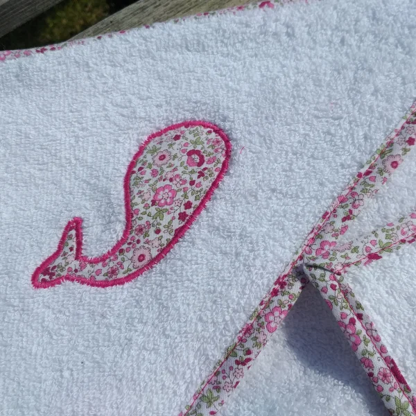 Cape de bain Liberty rose